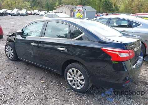 2016 Nissan Sentra Fe+ S/S/Sl/Sr/Sv z USA, uszkodzony, nr VIN 3N1AB7AP9GL662162